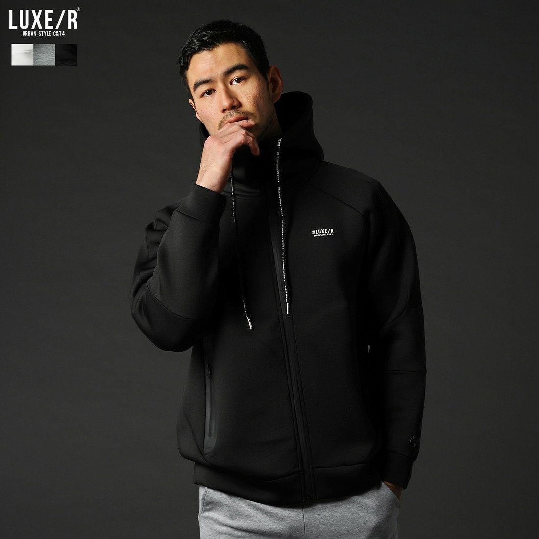 スポンジボンディングジップアップパーカー | REZES OFFICIAL ONLINE STORE