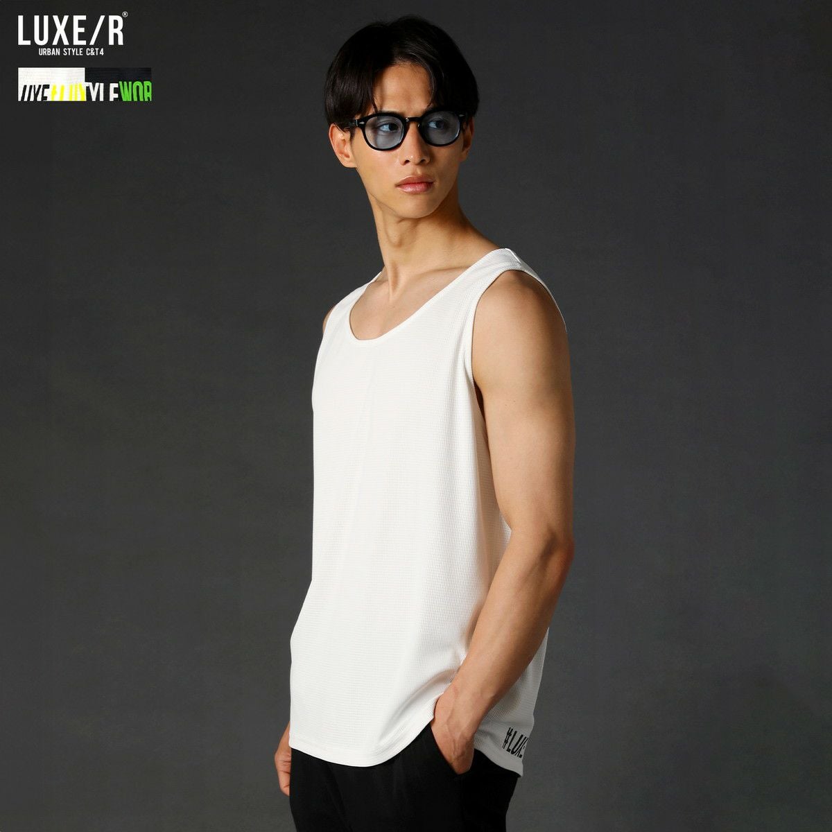 TOPY SPORT メッシュタンクトップ ホワイト TOPY SPORT メッシュタンク