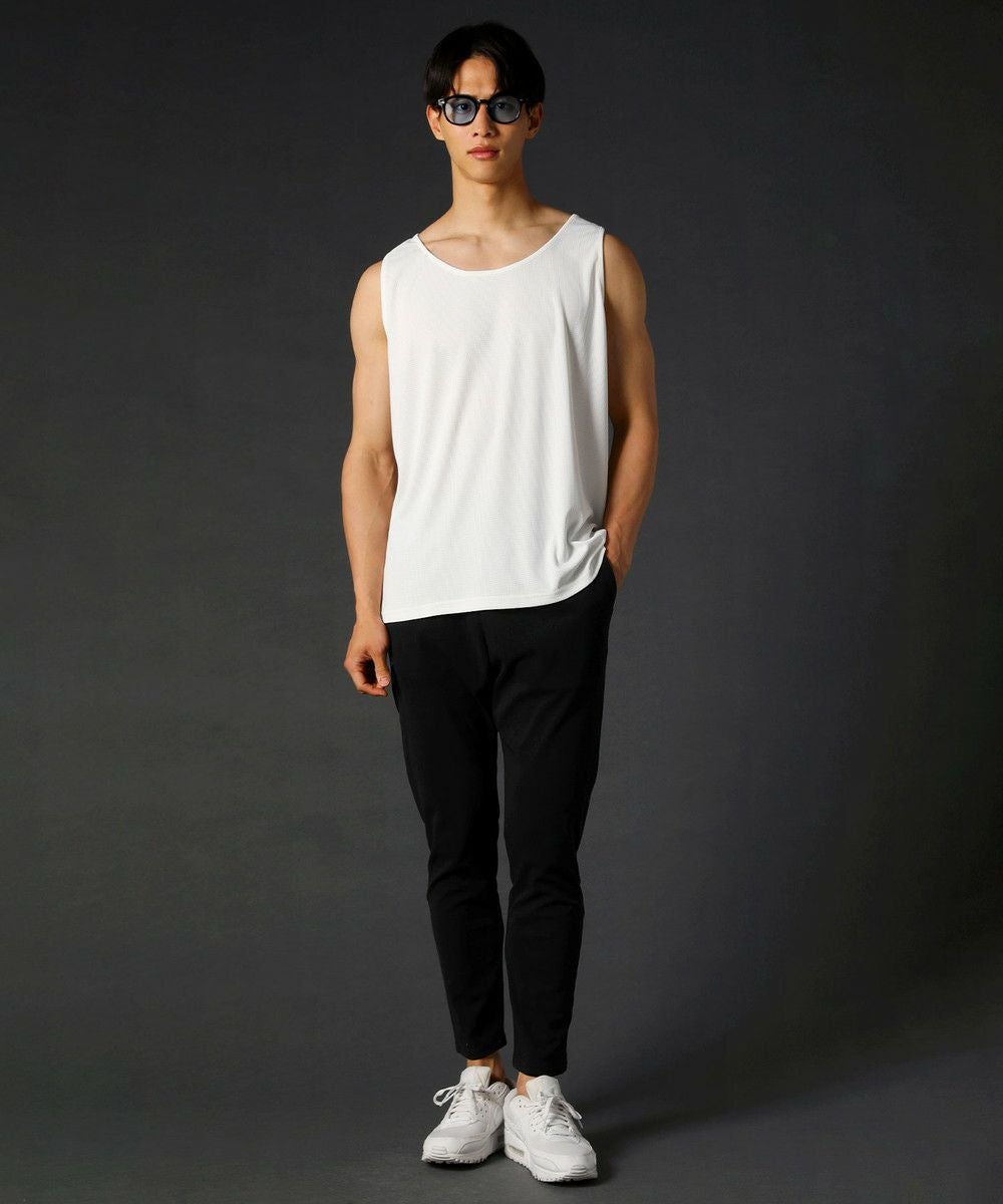 メッシュ素材裾プリントタンクトップ | REZES OFFICIAL ONLINE STORE
